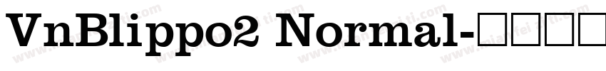 VnBlippo2 Normal字体转换